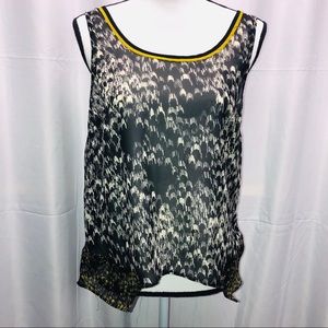 Silence + Noise Tank Top  Sheer.    C07